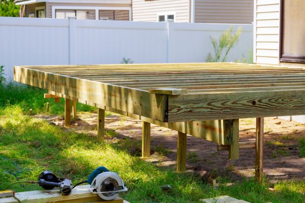 Elevated Deck Installation in Vienna